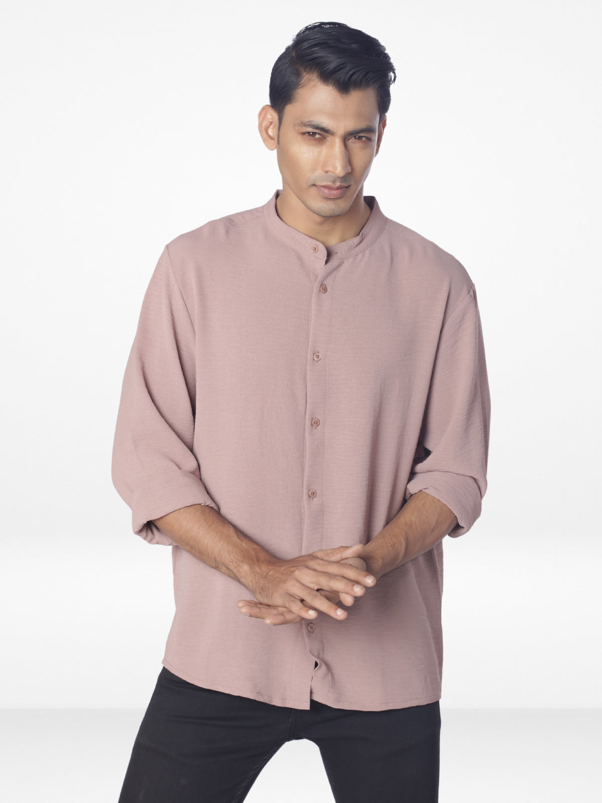 Men's Relaxed-Fit full-Sleeve Casual Shirt | COPPER