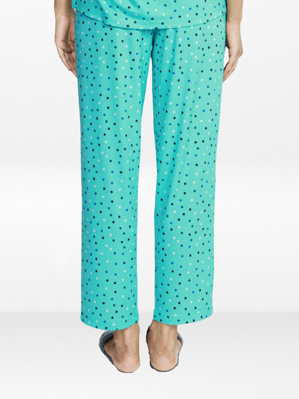 Women’s All Over Printed Lounge Pants | Soft Stretch Yummy Rib Fabric | Drawstring Waist Casual Sleepwear & Pajama Trousers - Florida