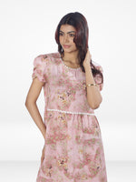 Women AOP Long Top| Pink