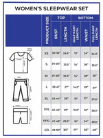 Women’s 3-Piece Pajama Set – Yummy Rib Fabric Sleepwear with Contrast Piping, Notch Collar & Button Down Top,