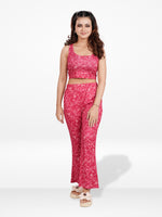 Women’s Crop Top & Palazzo Set – 2-Piece Outfit| Fashionable Party Wear for Women