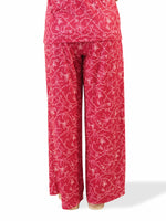 Women's Casual Pants Trendy Loose Trousers High Waist Wide Leg Cropped Palazzo with Pockets