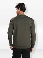 Men’sSolid Crew Neck Sweatshirt – Long Sleeve | Casual Everyday Comfort Wear