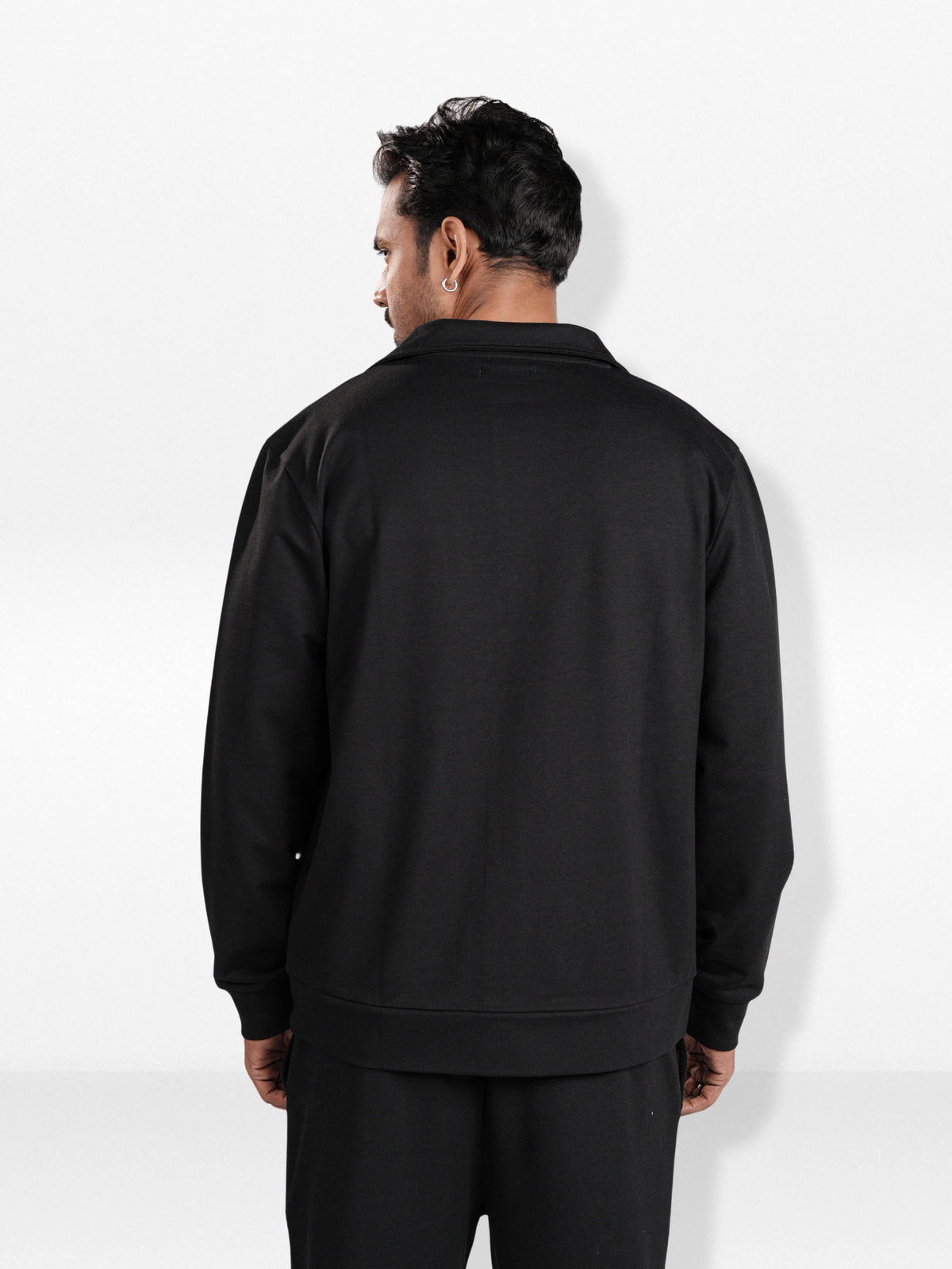 Men’s Solid Casual Jacket – Snap Button Front Closure with Clean Design | Comfortable Everyday Outerwear for Men