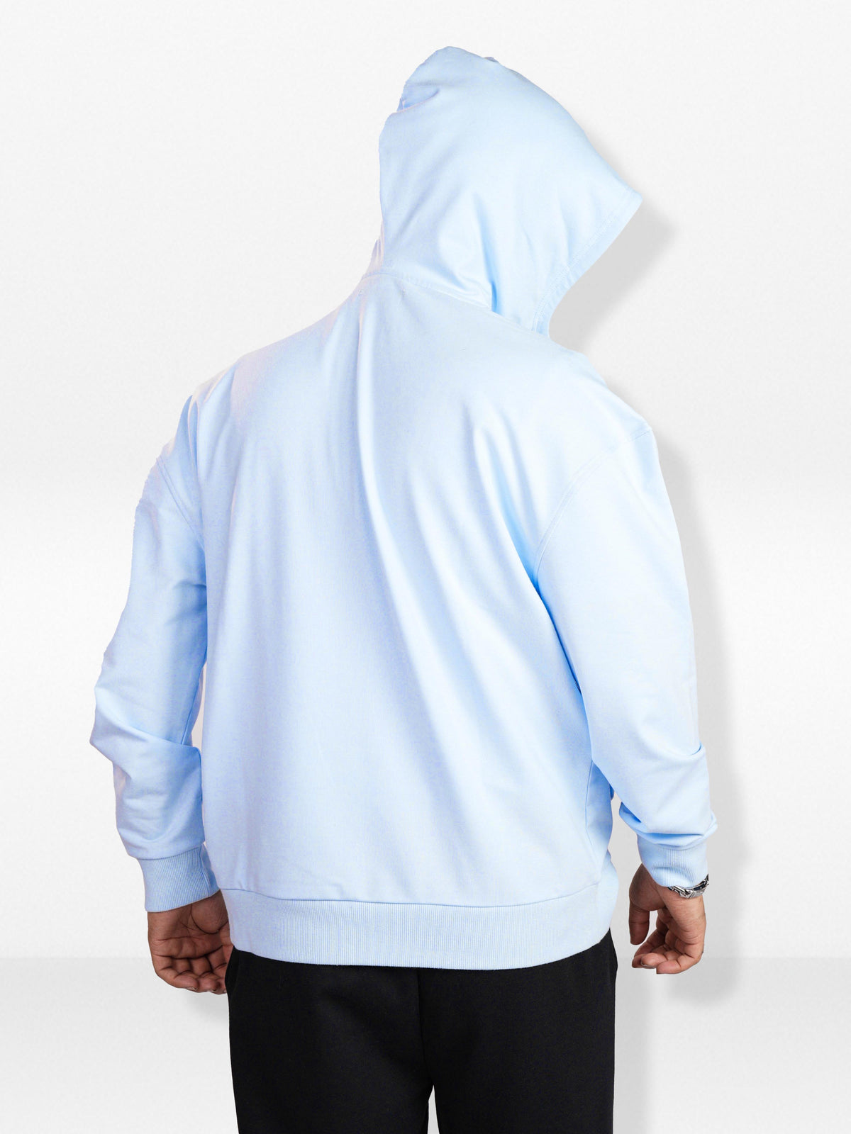 Men’s Henley Hoodie – Relaxed Fit Pullover | Long Sleeve Hooded with Button Placket & Kangaroo Pocket