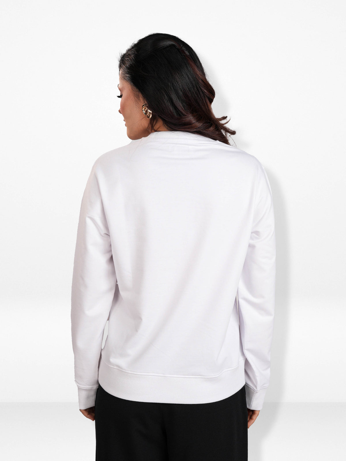 Women’s Long Sleeve Sweatshirt – Soft Pullover | Stylish Printed Casual Top for Everyday Comfort