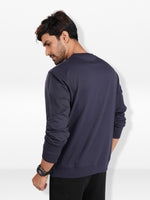 Men’sSolid Crew Neck Sweatshirt – Long Sleeve | Casual Everyday Comfort Wear