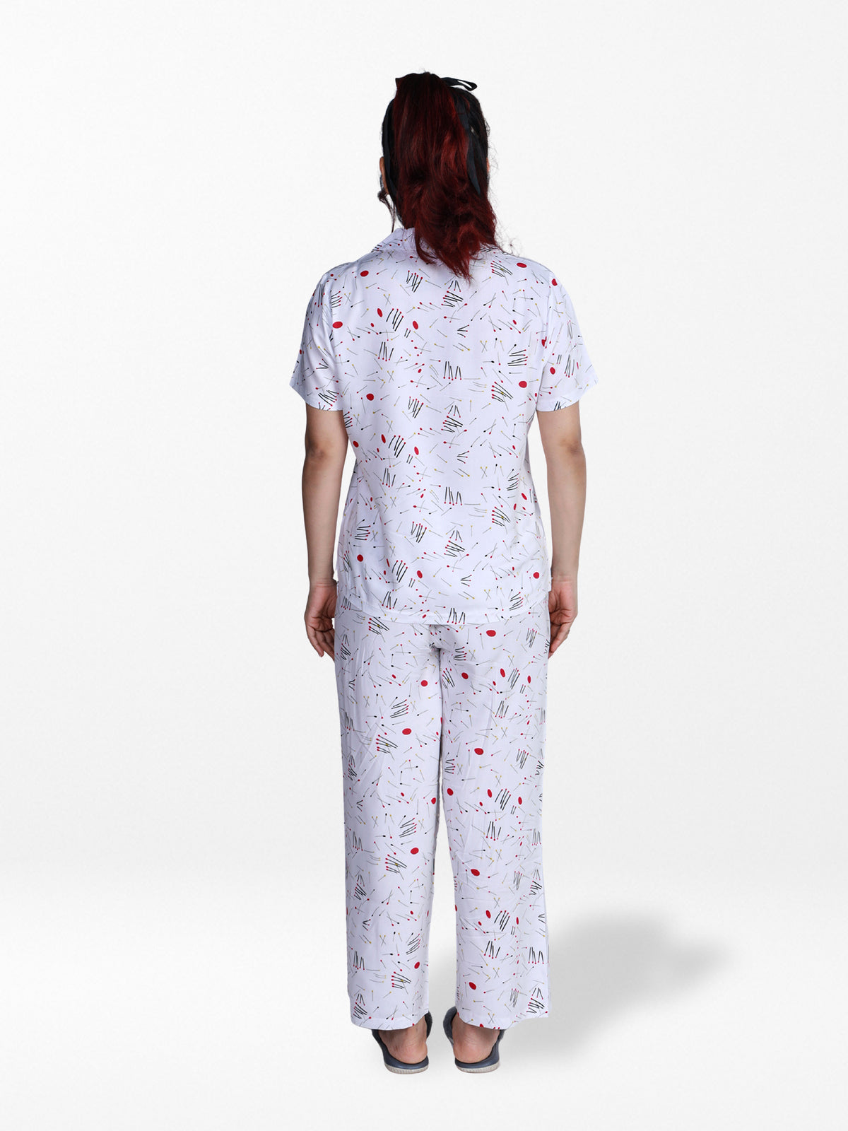 Women’s Short Sleeve Viscose Sleepwear Set – Notch Collar 2 Piece Pajama Outfit | Comfy Nightwear, Soft Summer Lounge Set for Women