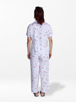 Women’s Short Sleeve Viscose Sleepwear Set – Notch Collar 2 Piece Pajama Outfit | Comfy Nightwear, Soft Summer Lounge Set for Women