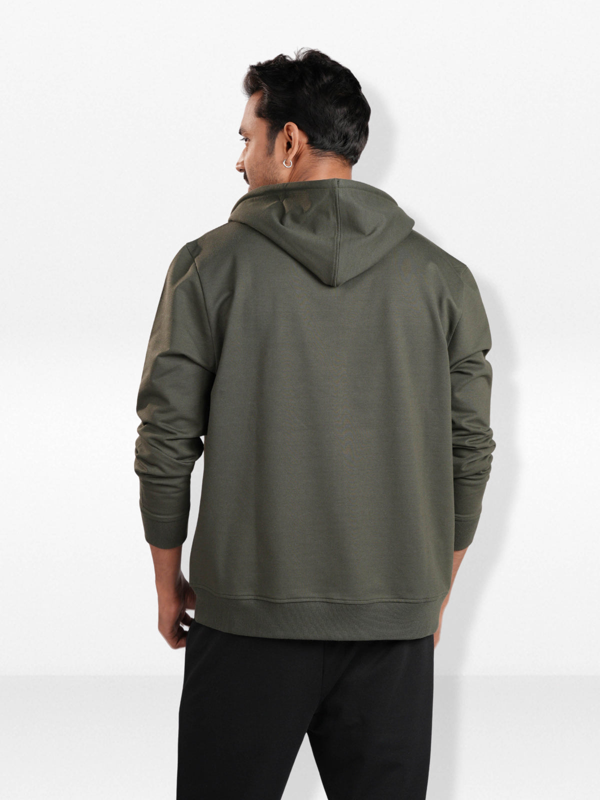 Men’sSolidFull Zip Basic Hoodies– Long Sleeve with Full Zip & Kangaroo Pocket | Casual Everyday Comfort Wear