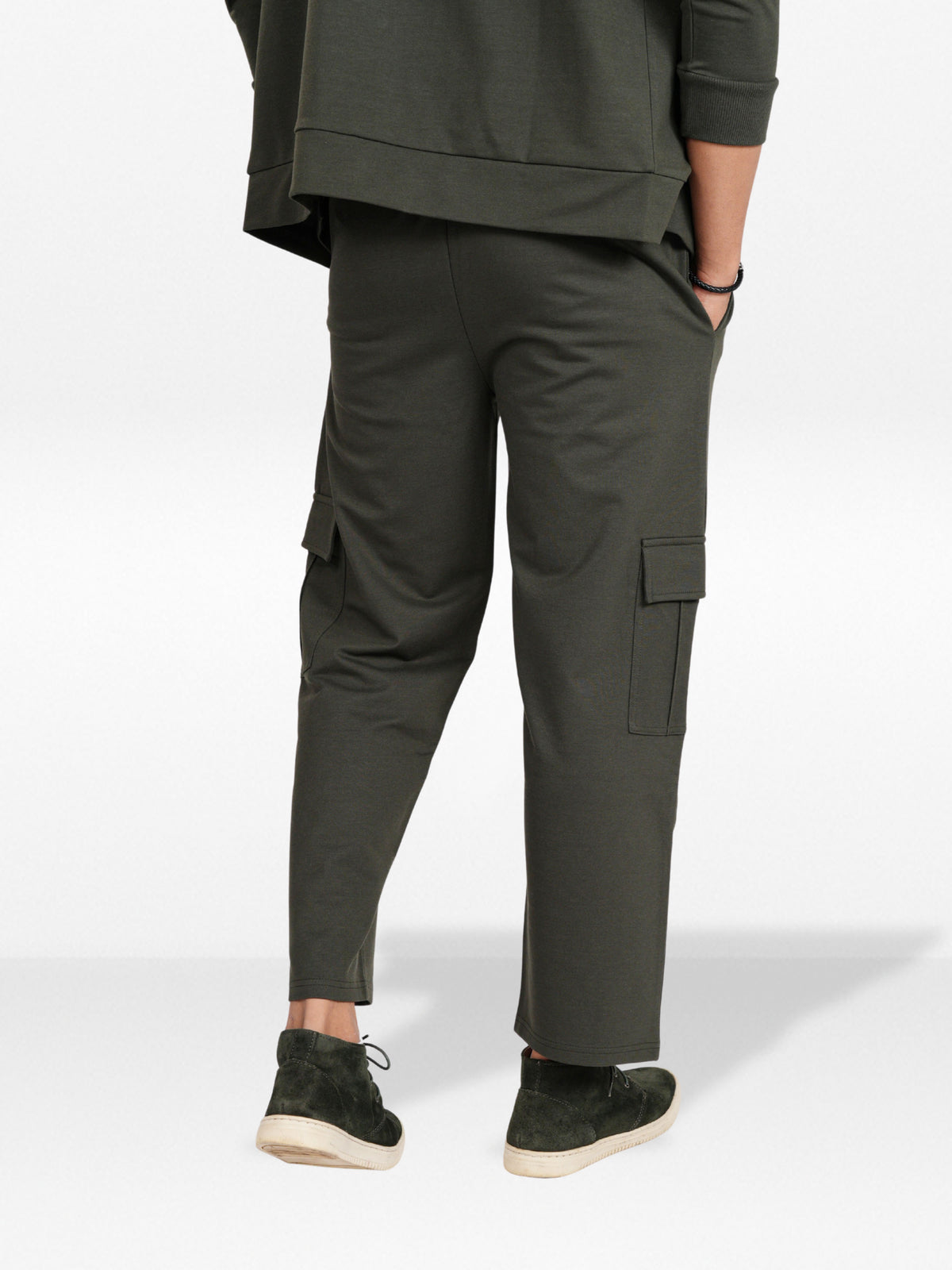 Men’s Cargo Jogger Pants – Straight Fit with Drawstring Waist | Casual Lounge Trousers with Modern Panel Detail