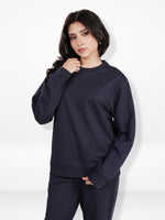 Women’s Long Sleeve Solid Sweatshirt – Casual Comfortable Pullover | Simple Everyday Style Top