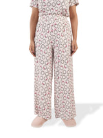 Women's Casual Pants Trendy Loose Trousers High Waist Wide Leg Cropped Palazzo with Pockets