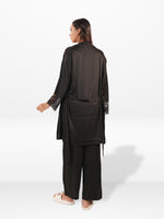 Women’s Satin 4 Piece Night Dress Set – Luxury Sleepwear | Soft Silky Comfortable Nightwear