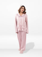Women’s Luxury Satin Sleepwear Set – Bridal Party Pajama Outfit | Elegant Soft Silky Nightwear