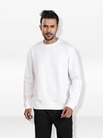Men’sSolid Crew Neck Sweatshirt – Long Sleeve | Casual Everyday Comfort Wear