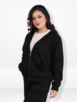 Women’s Full Zip Hoodie – Solid Color Hooded|Casual Zip-Up Hoodies for Everyday Wear