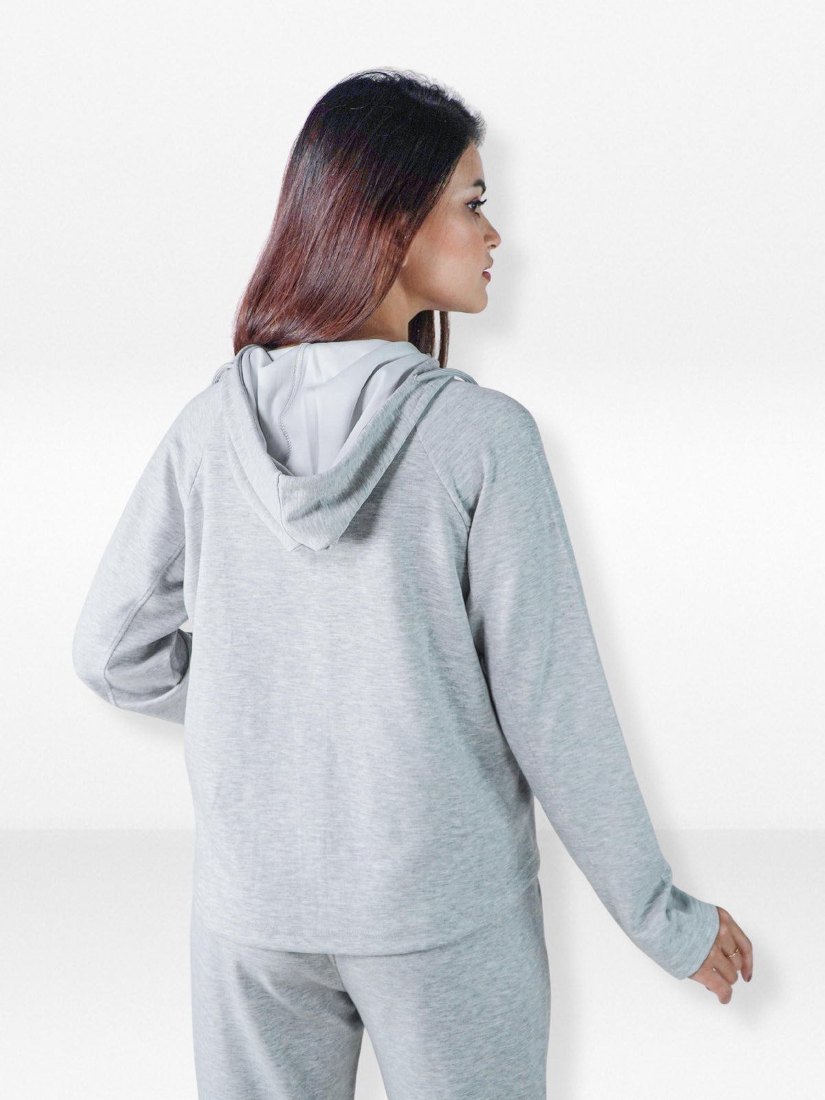 Women’s Cropped Zip-Up Hoodie – Long Sleeve Hoodie with Zipper, Casual & Stylish Everyday Wear