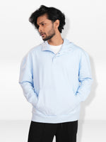 Men’s Henley Hoodie – Relaxed Fit Pullover | Long Sleeve Hooded with Button Placket & Kangaroo Pocket