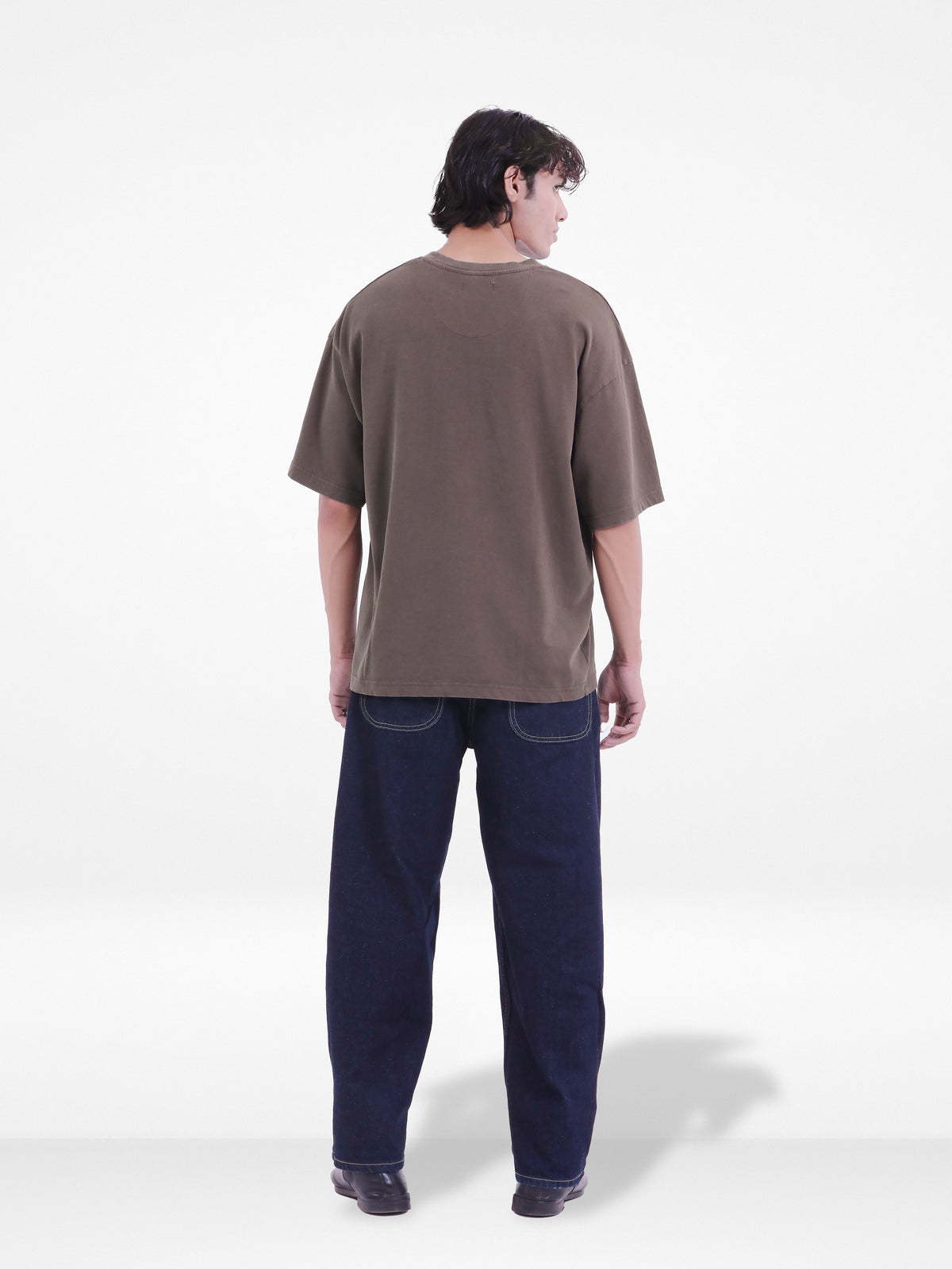 Men’s Drop Shoulder T-Shirt – Classic Solid Short Sleeve Tee, Soft Cotton Blend Comfortable Casual Wear