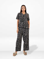 Women's All Over Printed PJ Set – 2 Piece Sleepwear Set | Soft Breathable Nightwear for Women