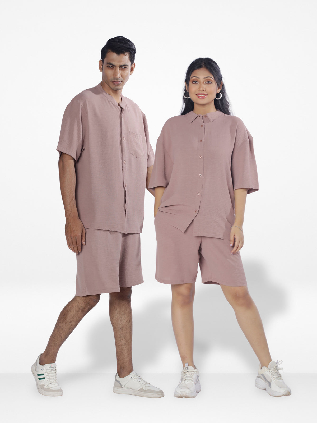 Couple Co-ord Set| Short Pant| Copper
