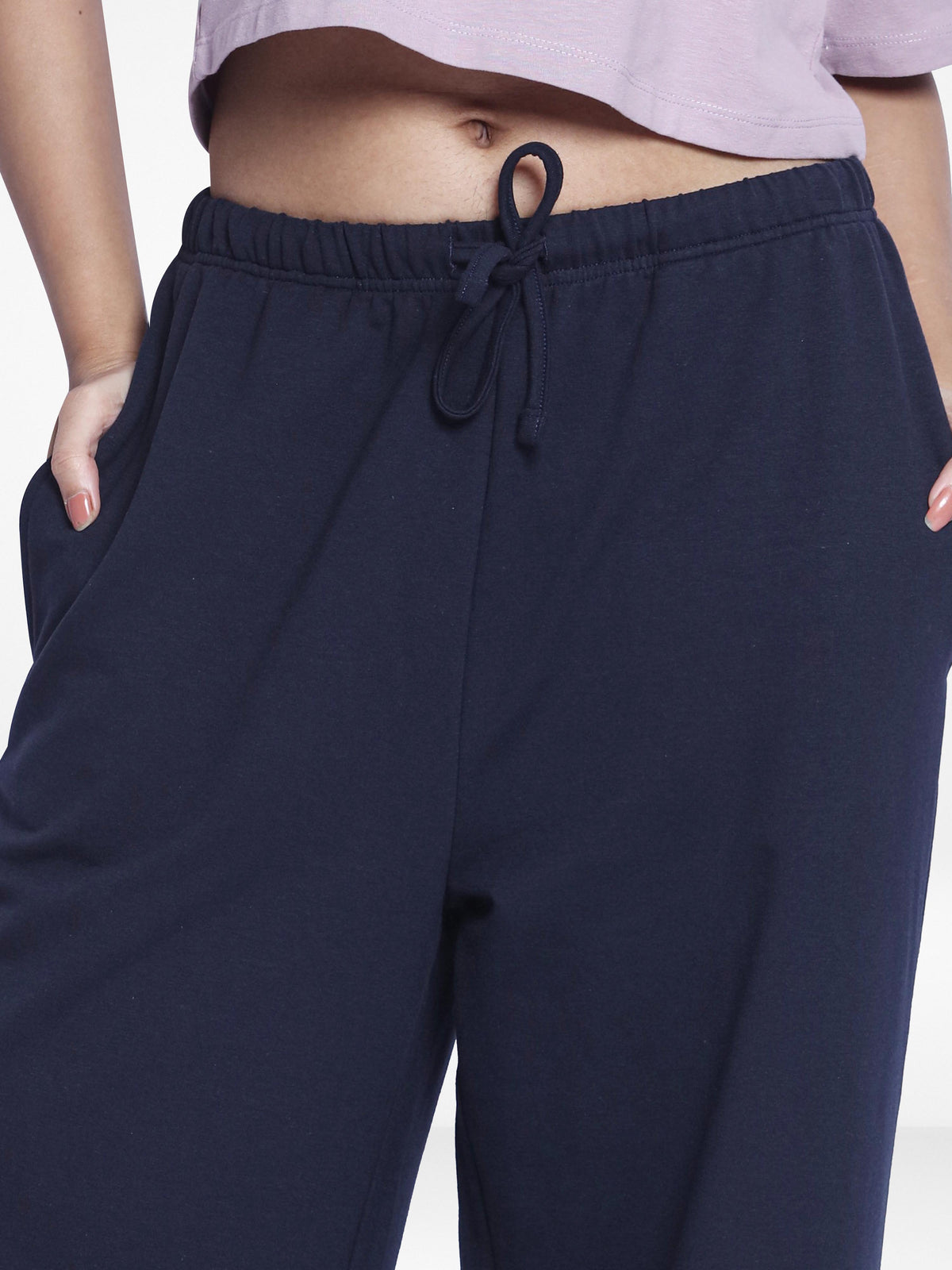 Women Wide Leg Flowy Palazzo Pants Loose fit Casual Lounge Trousers