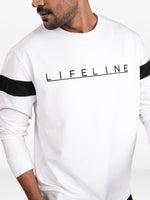 Men’s Embroidered Crew Neck Sweatshirt – Long Sleeve Casual Top | Soft Comfortable Everyday Wear