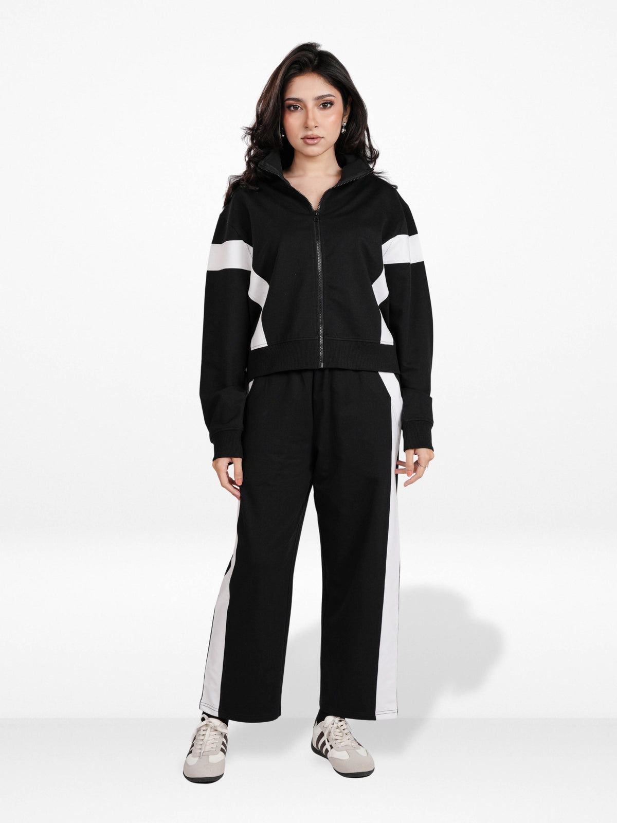 Women’s 2 Piece Tracksuit Outfit Set – Full Zip-Up Jacket & Jogger Pants set | Comfortable Sportswear