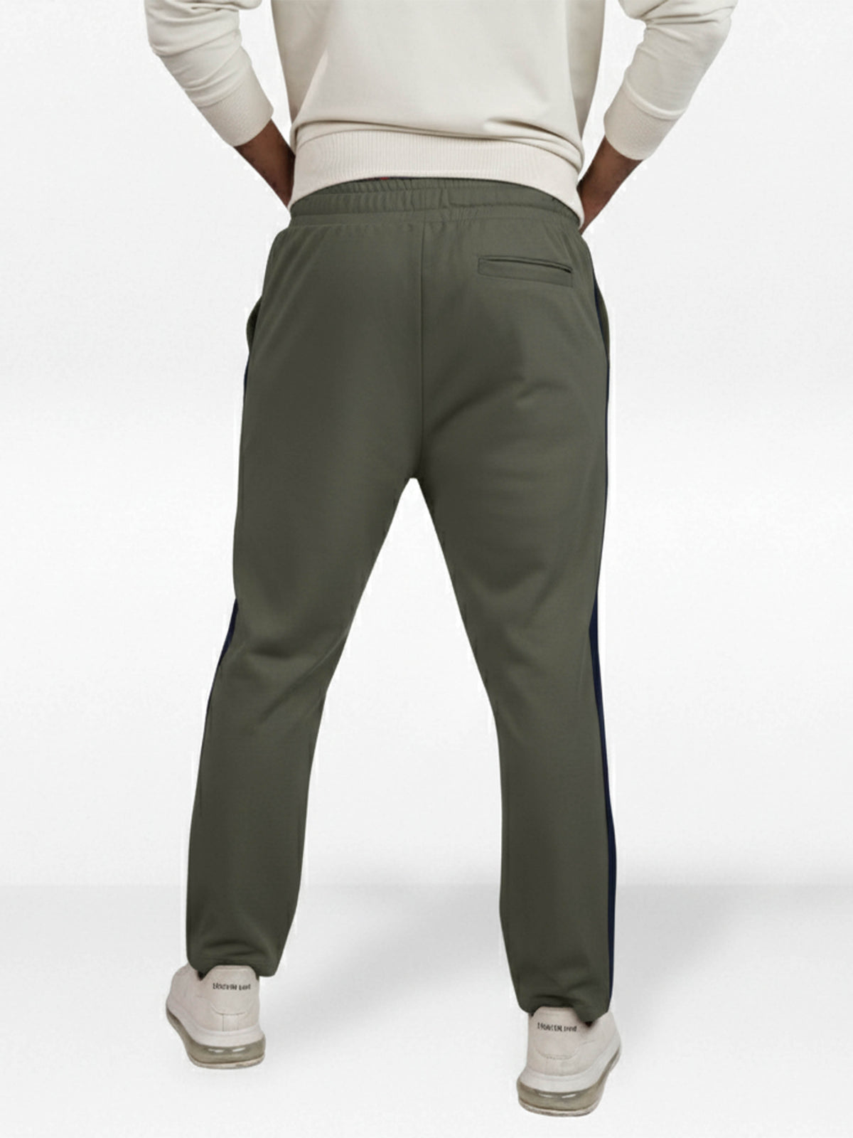 Men’s Straight Fit Joggers – Drawstring Waist Trousers | Casual Lounge Pants with Panel Design,