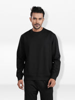 Men’sSolid Crew Neck Sweatshirt – Long Sleeve | Casual Everyday Comfort Wear