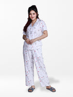Women’s Short Sleeve Viscose Sleepwear Set – Notch Collar 2 Piece Pajama Outfit | Comfy Nightwear, Soft Summer Lounge Set for Women