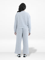 Women’s Two-Piece Sweatshirt Set – Long Sleeve Top & Jogger Pants, Scuba Knit Fabric | Comfortable & Stylish Lounge Wear