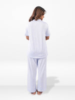 Women’s Printed Night Suit Set – Shirt & Pyjama | Soft Nightwear Dress, 2 Piece Sleepwear for Women, Comfortable Loungewear