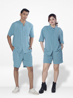 Couple Co-ord Set| Short Pant| Pop Green- Inteblu™