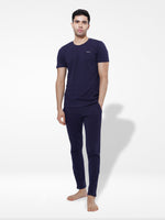 Men's T-Shirt & Trouser Lounge Set BLue