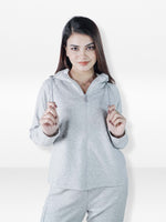 Women’s Cropped Zip-Up Hoodie – Long Sleeve Hoodie with Zipper, Casual & Stylish Everyday Wear