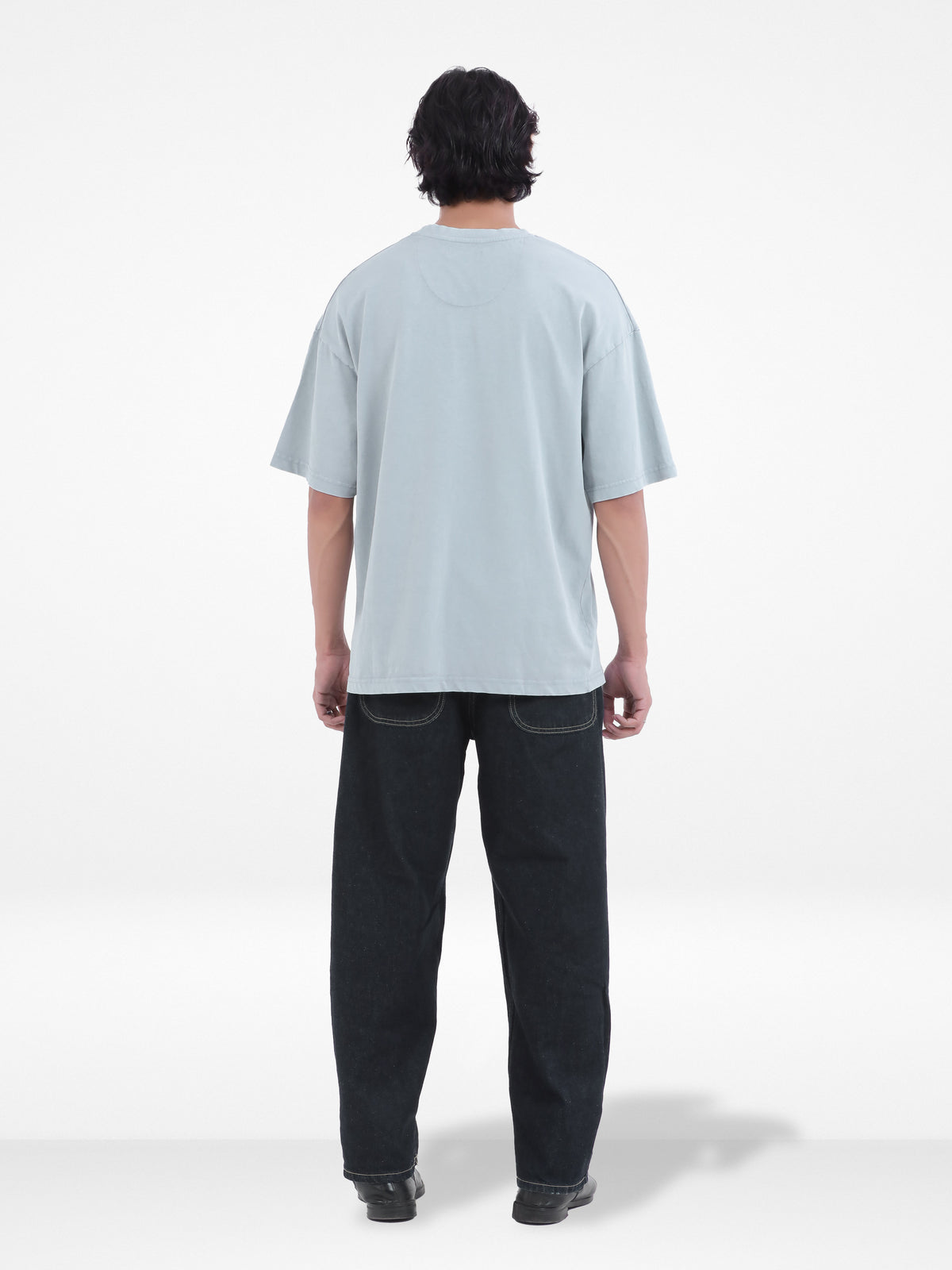 Men’s Drop Shoulder T-Shirt – Classic Solid Short Sleeve Tee, Soft Cotton Blend Comfortable Casual Wear