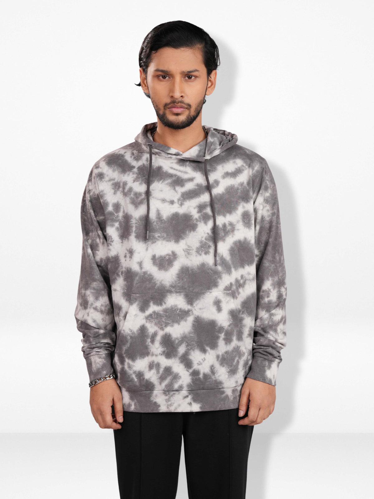 Men’s Tie-Dye Hooded– Premium Cotton Blend Pullover | Stylish Long Sleeve Hoodie, Trendy Casual Streetwear