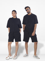 Couple Co-ord Set| Short Pant| Black