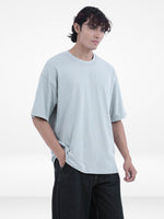 Men’s Drop Shoulder T-Shirt – Classic Solid Short Sleeve Tee, Soft Cotton Blend Comfortable Casual Wear