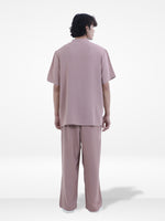 Men's Short Sleeve Shirt & Long Pant Set| Copper
