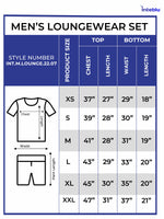 Men's T-Shirt & Shorts Lounge Set Celestial Blue