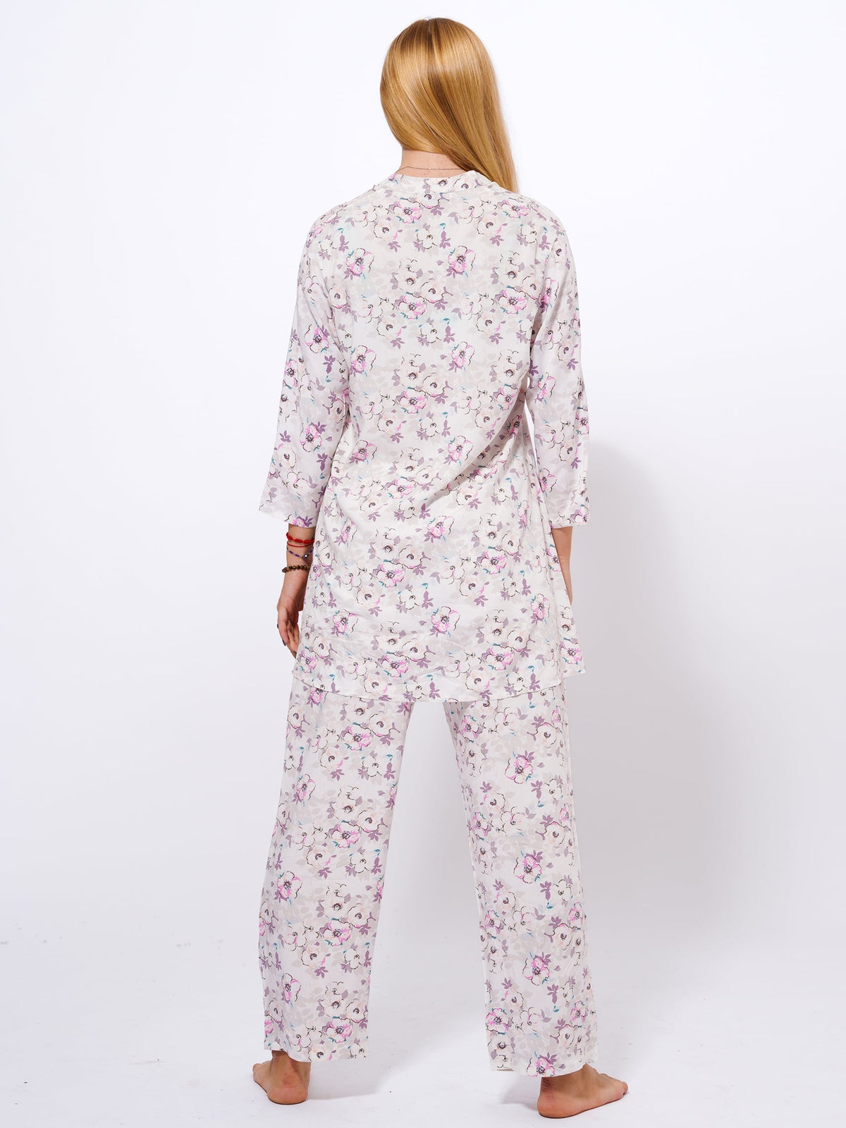 Floral PJs for Women - Cute Spring Sleepwear Set - inteblu