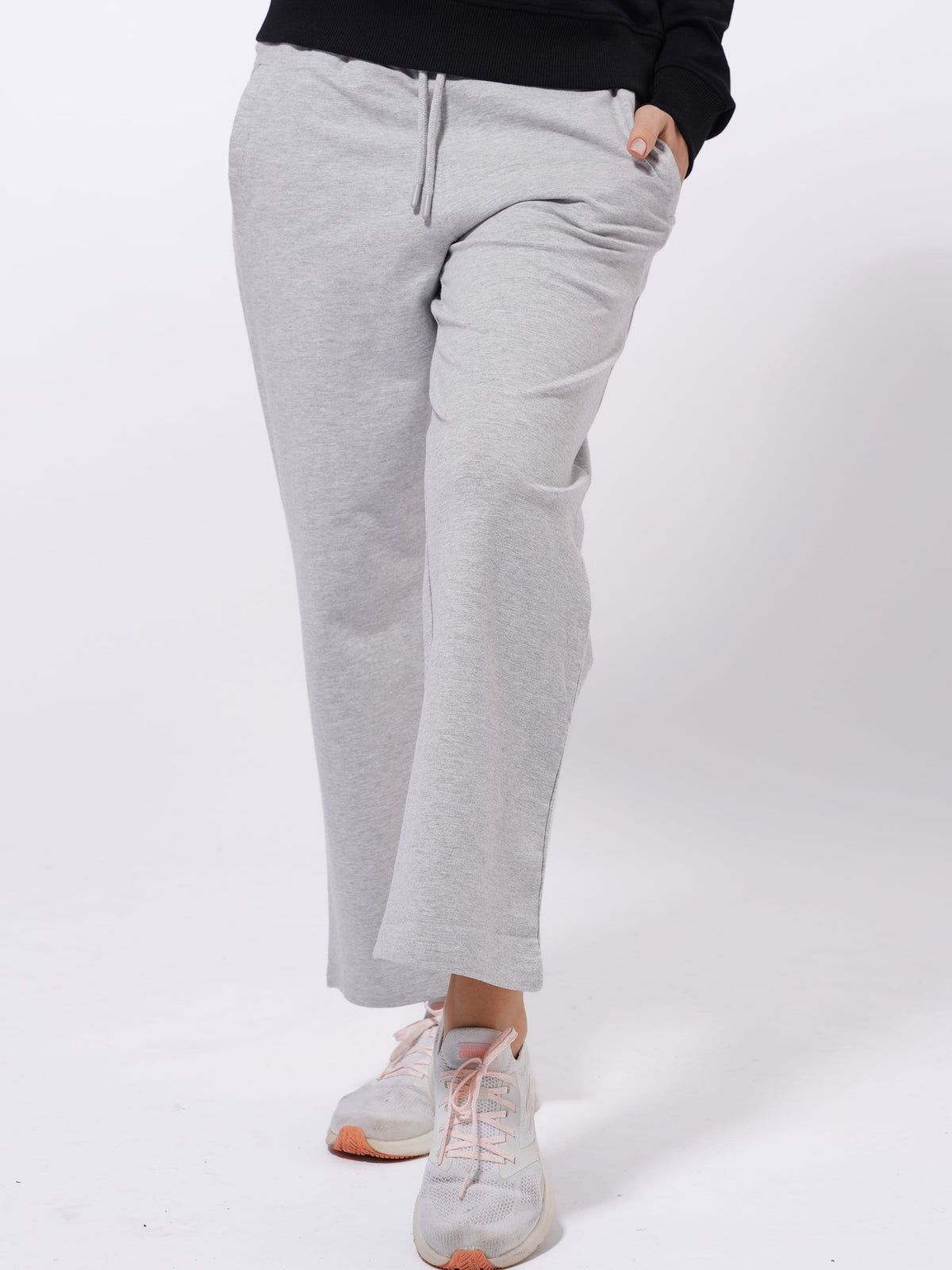 Cozy Open Leg Palazzo Sweatpants |Odie