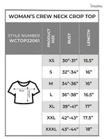 Women Crew Neck Short Crop Top | Mauve