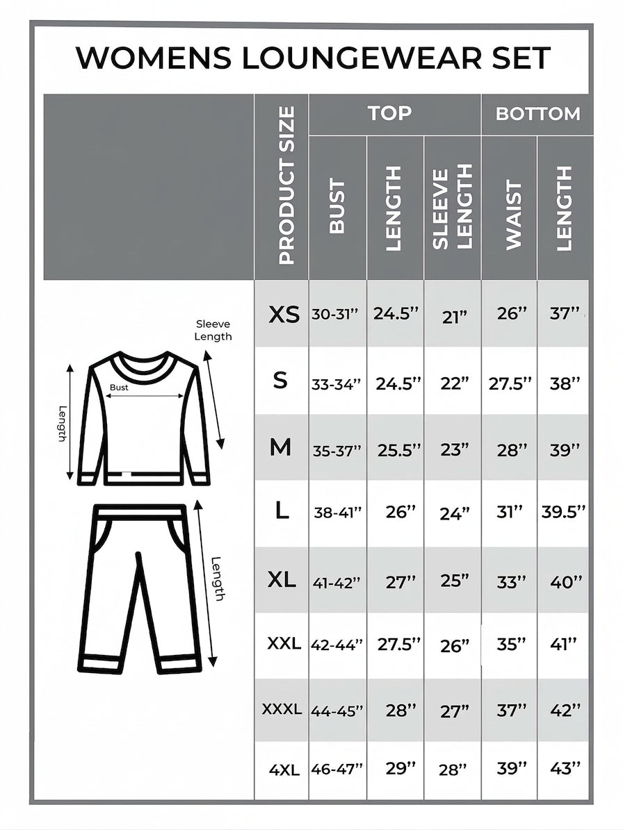 Women’s Red Check Printed Pyjama Set – Long Sleeve Top & Pants, Soft Comfortable Sleepwear, Cozy Winter Loungewear for Women