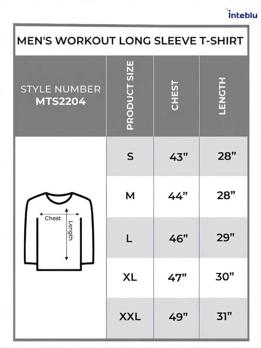 Men's Workout Long Sleeve T-Shirt