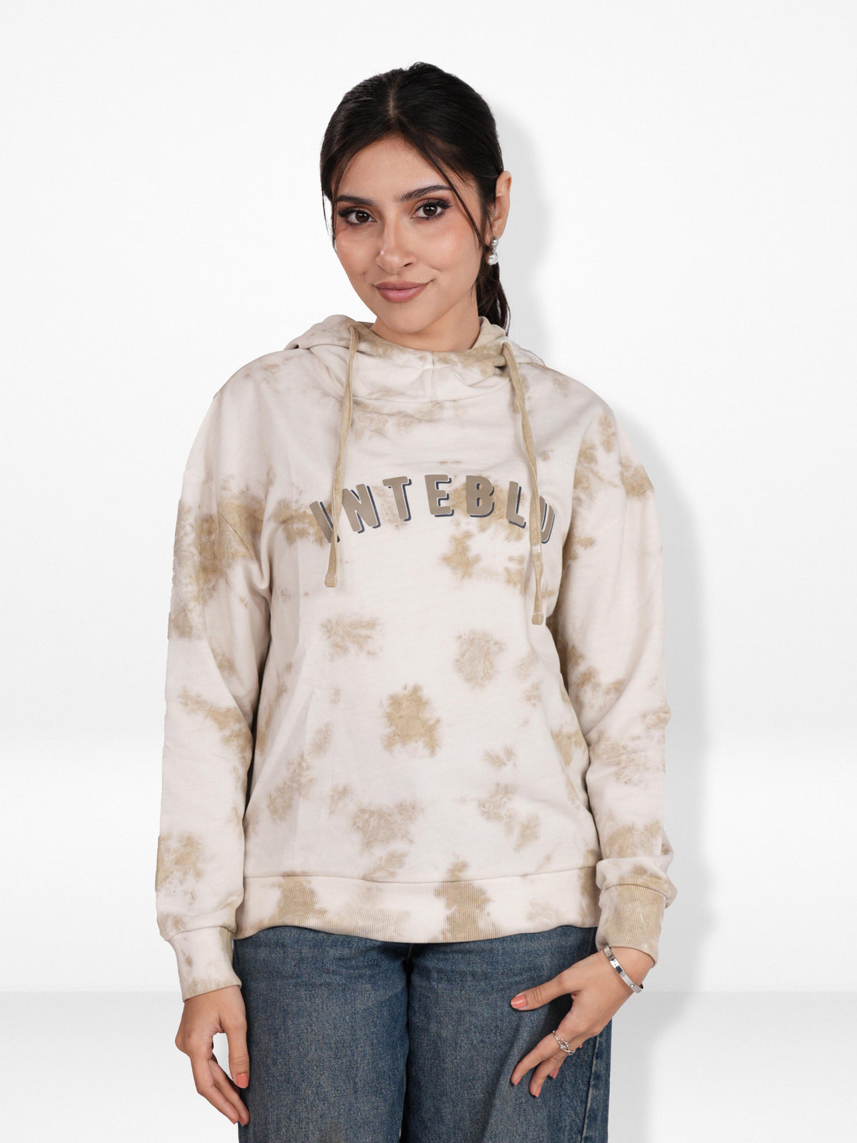 Women’s Tie-Dye Long Sleeve Hoodie – Timeless Comfort, Modern Style | Soft Cotton-Blend Pullover