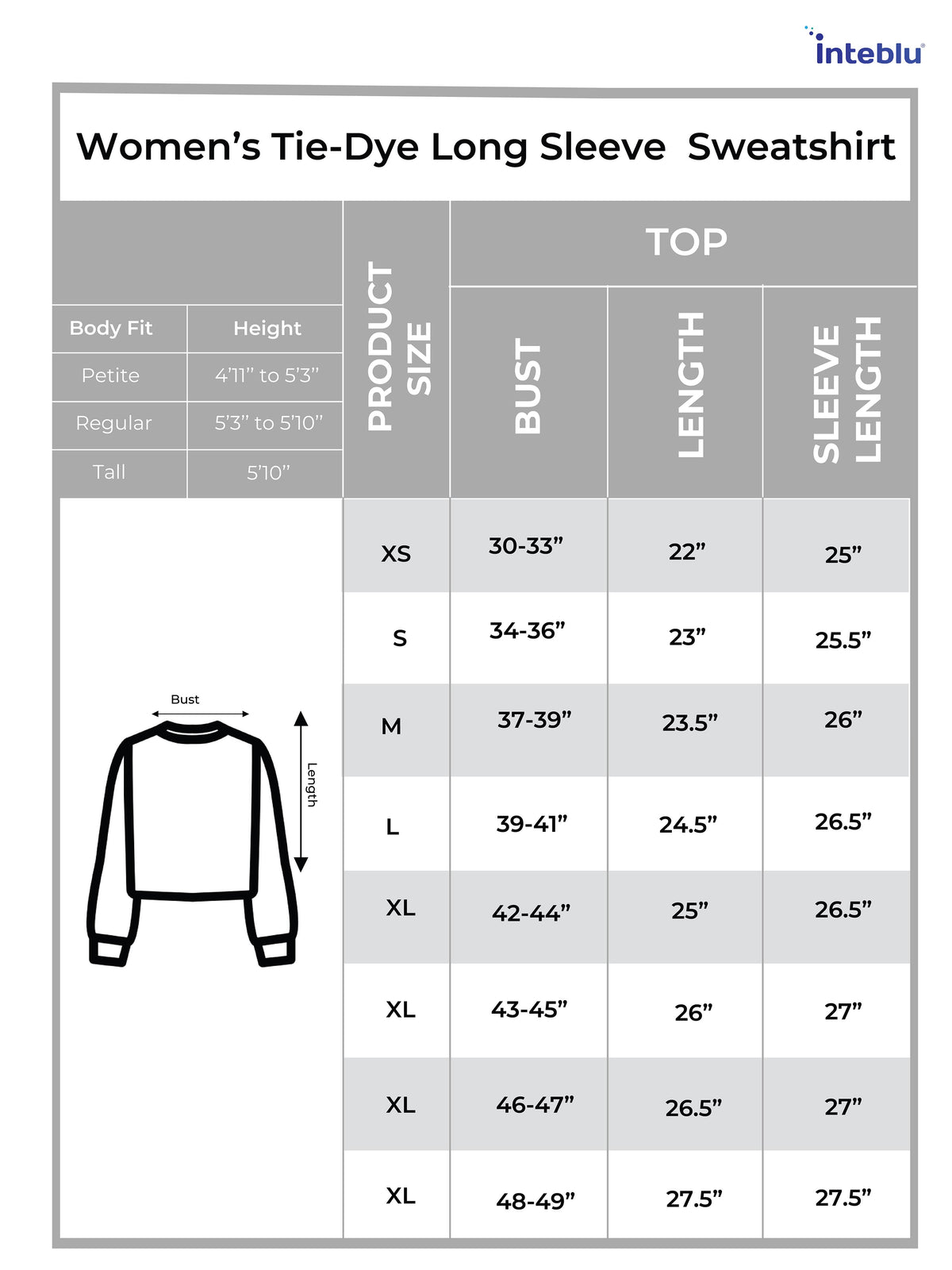 Women’s Tie-Dye Long Sleeve Gradient Printed Sweatshirt – Soft Cotton Blend Pullover | Stylish Printed Casual Top for Everyday Comfort